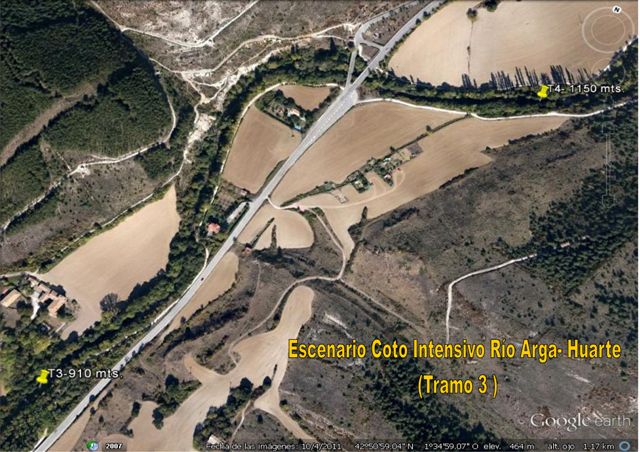 Escenario Coto Intensivo de Río Arga- Huarte
